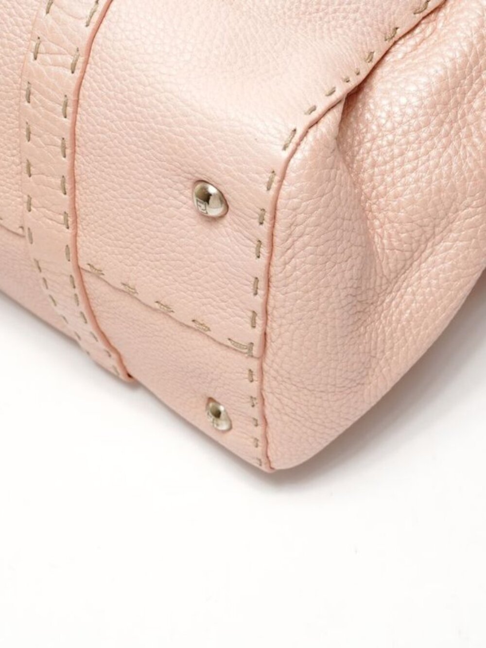 ★SOLD★ Fendi Shoulder Bag Leather Selleria - Picture 7 of 10